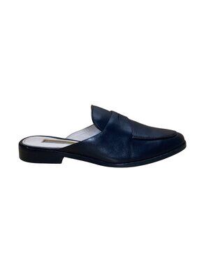 Louise Et Cie Women’s Black Leather Loafers Slip-On Lo-Dugan Mule Size 6M